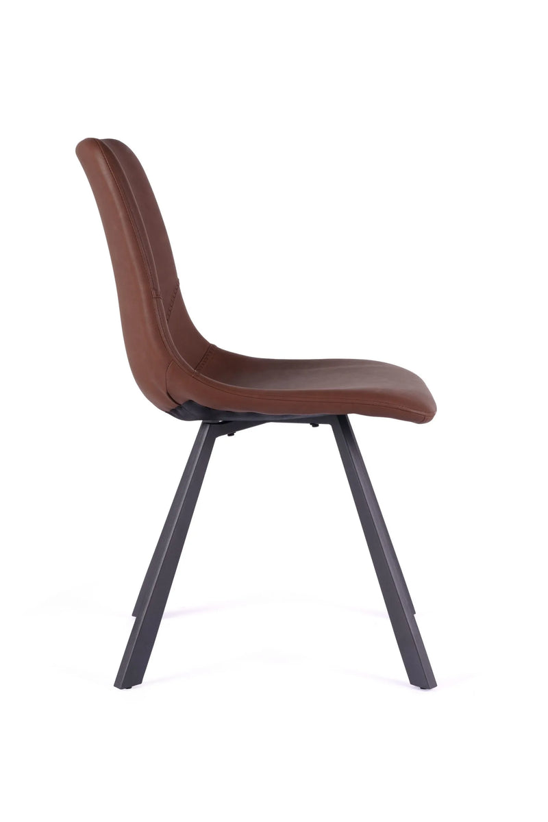 Vintage Dining Chair Cognac
