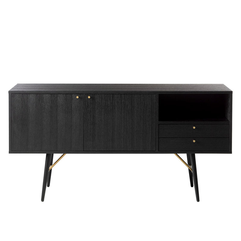 Barca Sideboard 1550 - Black and Copper