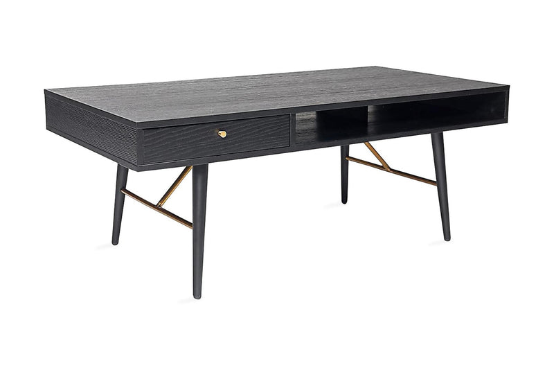Barca Coffee Table 1150 - Black and Copper