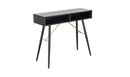 Barca Console Table 900 - Black and Copper