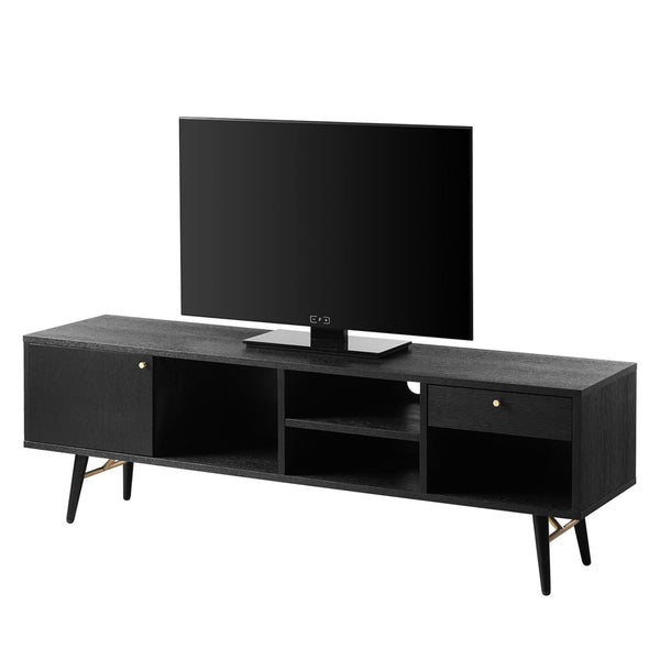 Barca TV Unit 1500 - Black and Copper