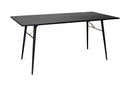 Barca Dining Table 1200 - Black and Copper