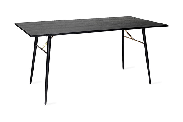 Barca Dining Table 1200 - Black and Copper