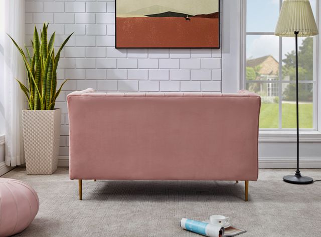 Bella 2 Seater Loveseat Pink