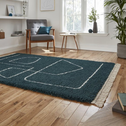 Boohoo A474 Rug Dark Green