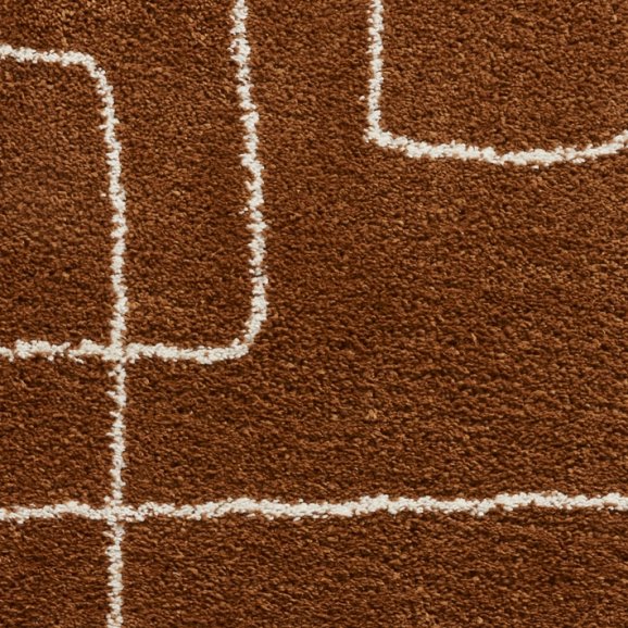 Boohoo A474 Rug Rust