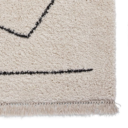 Boohoo A474 Rug White/Black