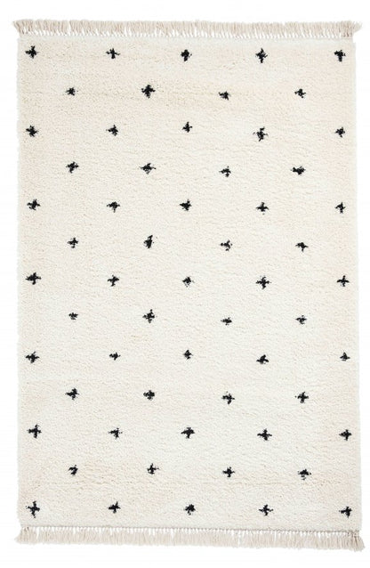 Boohoo A475 Rug White/Black