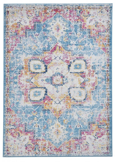Boston G0532 Rug Blue/Fuchsia
