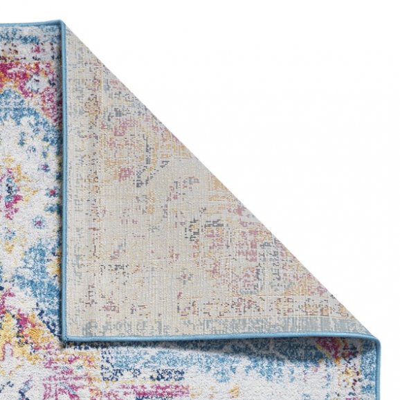Boston G0532 Rug Blue/Fuchsia