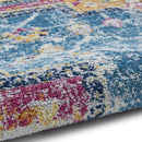 Boston G0532 Rug Blue/Fuchsia