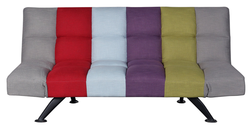 Multi coloured discount sofa bed