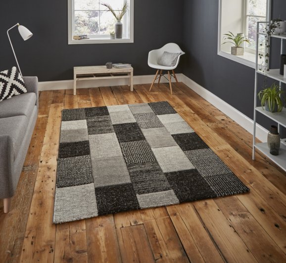 Brook 21830 Rug Grey/Black