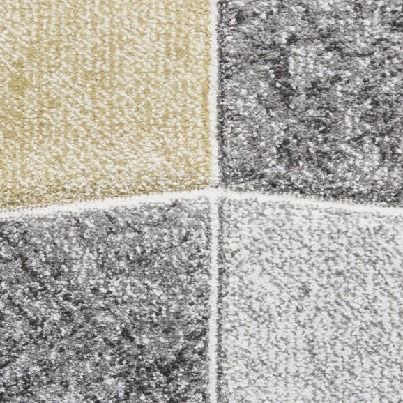 Brook 22192 Rug Grey/Yellow
