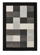 Brook  BRK04 Rug Black/Grey