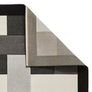 Brook  BRK04 Rug Black/Grey