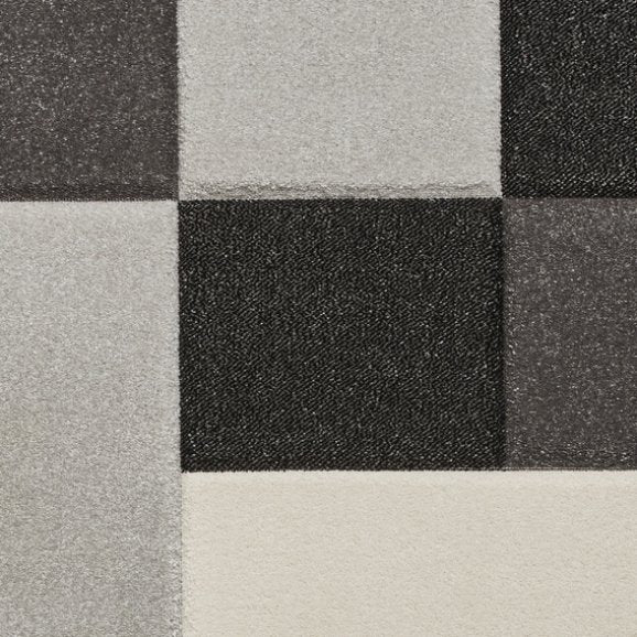 Brook  BRK04 Rug Black/Grey