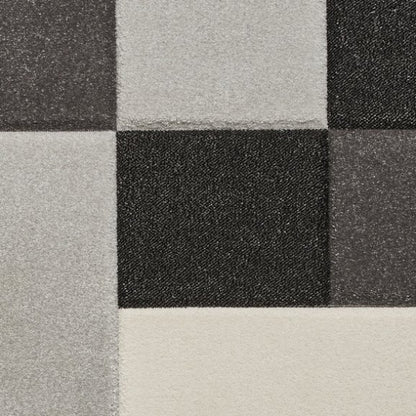 Brook  BRK04 Rug Black/Grey