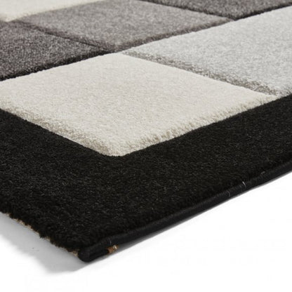 Brook  BRK04 Rug Black/Grey