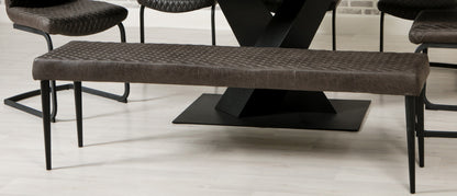 Carlo Bench - Grey