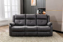 Carnival 3 Seater Reclining Sofa Grey