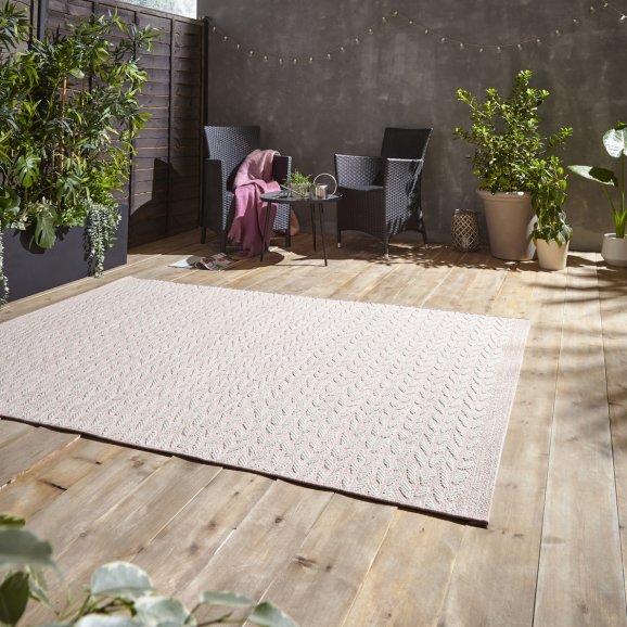 Coast A055 Rug Rose/Cream