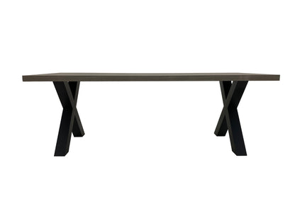 Denver Dining Table 2200mm - Grey