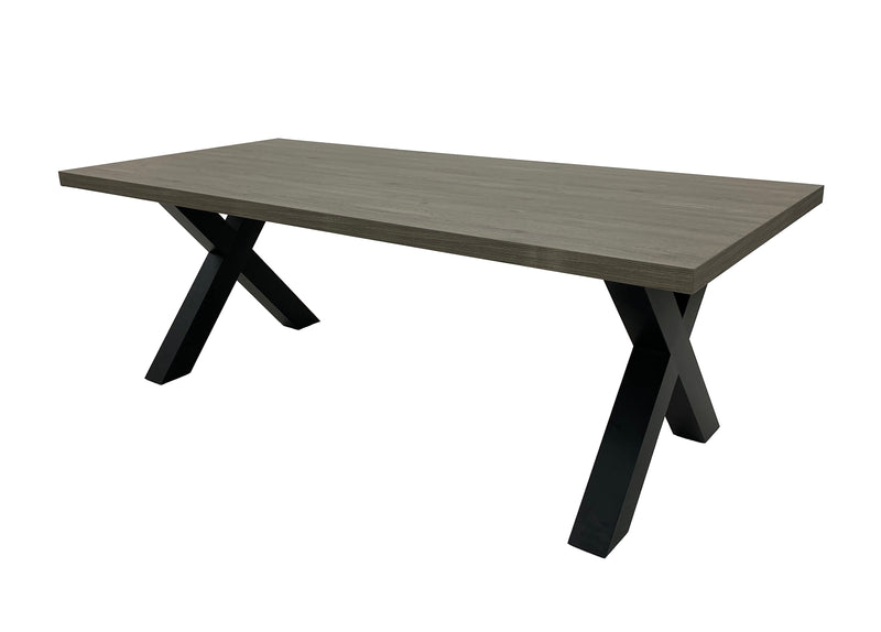 Denver Dining Table 2200mm - Grey