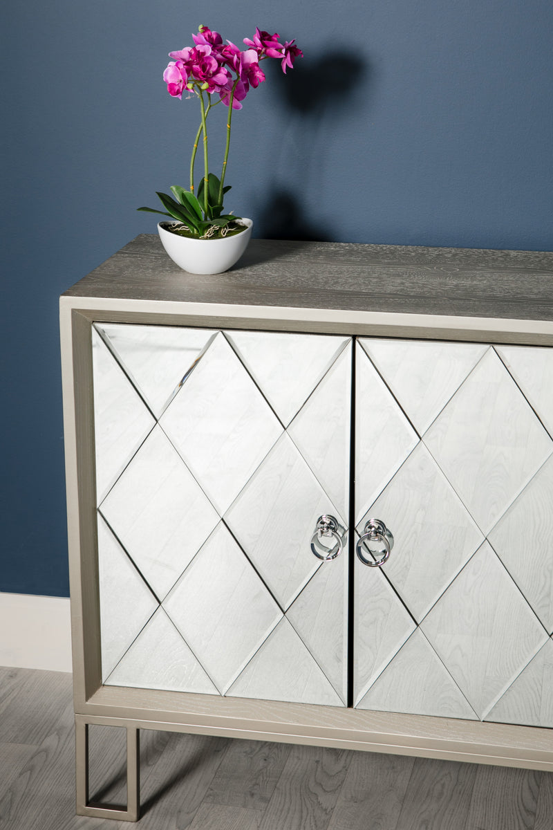 Crystal 3 Door Sideboard
