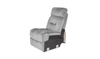 Davenport Corner Group Armless Static 1 Seater - Grey