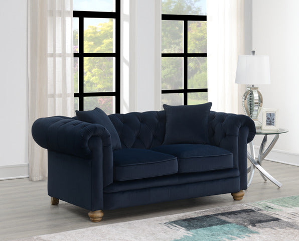 Uber 2 Seater Loveseat Navy