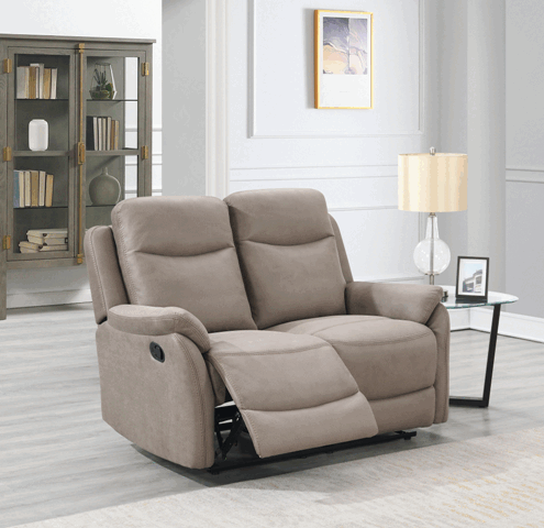 Ethan 2 Seater Reclining Sofa Taupe