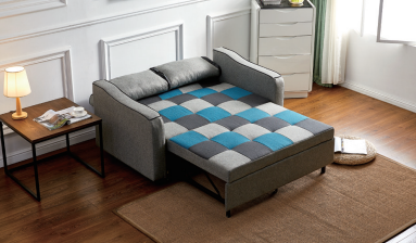 Achill Sofa Bed Teal/Grey