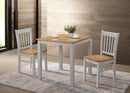 Gallow Square Table With 2 Chairs Grey & Oak