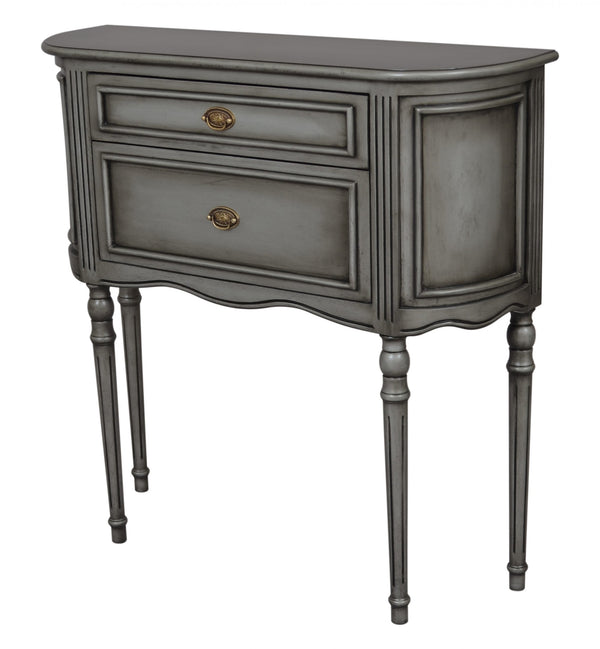 Hermitage 2 Drawer Chest - Silver