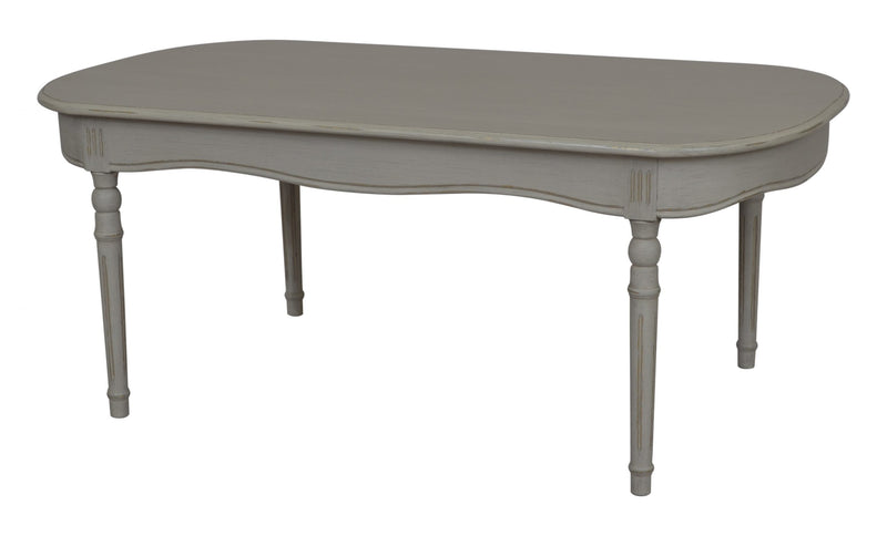 Hermitage Coffee Table - Grey with Gold Distress