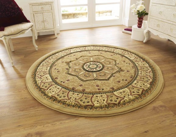 Heritage 4400 Rug Beige Circle