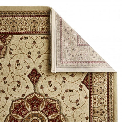 Heritage 4400 Rug Cream/Red