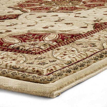 Heritage 4400 Rug Cream/Red