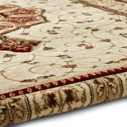 Heritage 4400 Rug Cream/Red