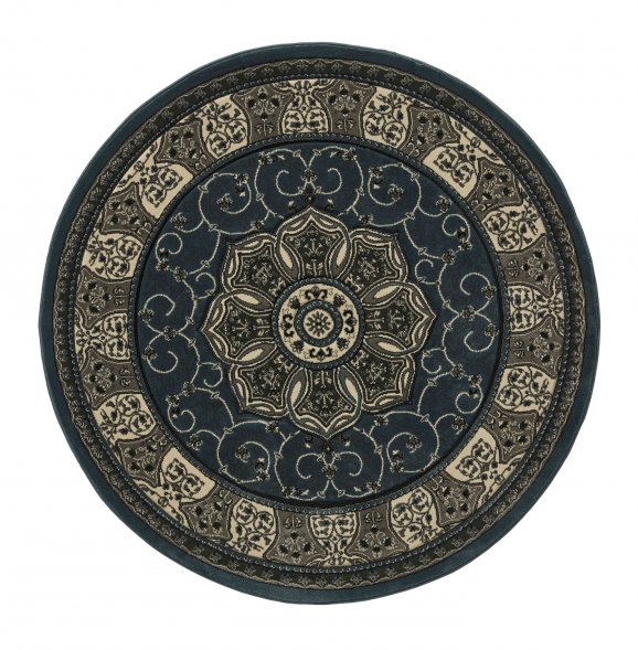 Heritage 4400 Rug Dark Blue Circle