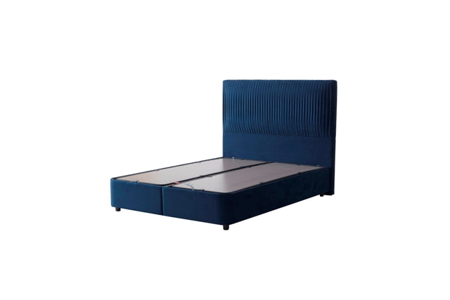 Layla 4'6" Storage Bed - Blue