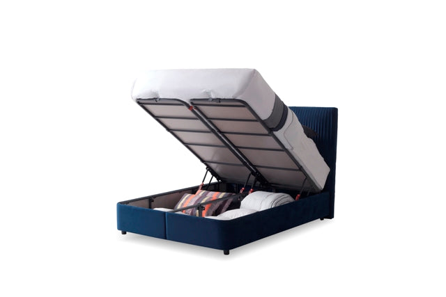 Layla 5' Storage Bed - Blue