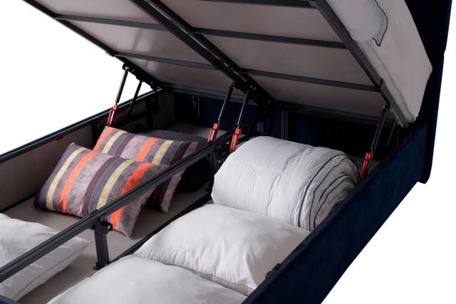 Layla 5' Storage Bed - Blue