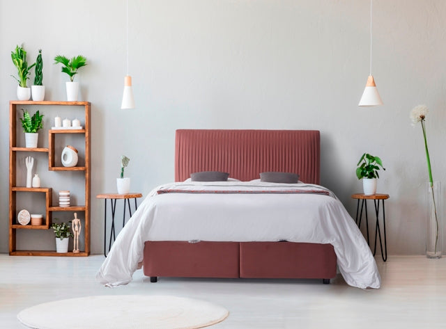 Layla 5' Storage Bed - Blush