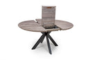 Murrisk Extending Round Table 1200-1600mm - Grey