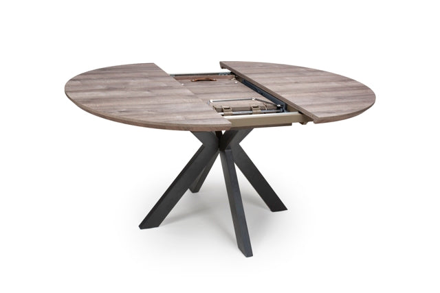 Murrisk Extending Round Table 1200-1600mm - Grey