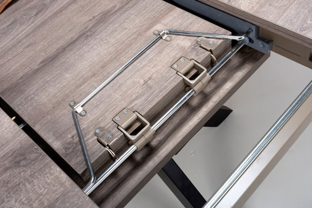 Murrisk Extending Round Table 1200-1600mm - Grey