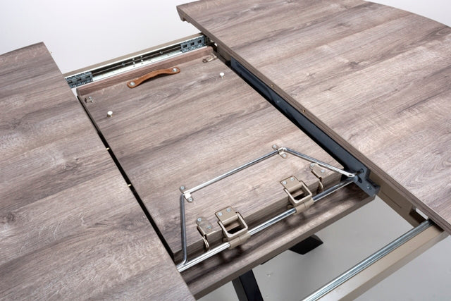 Murrisk Extending Round Table 1200-1600mm - Grey