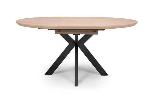 Murrisk Extending Round Table 1200-1600mm - Oak